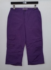 SABOTAGE Damen ¾ Hose Violett Baumwolle/Poyamid Größe XS