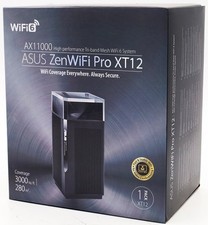 ASUS ZenWiFi Pro XT12 1er Set AX11000 Tri-Band WiFi 6 Mesh System kombinierbar