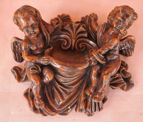 Wachsfigur engel weihwasser - wachsfigur,
