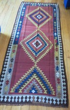 grosser persischer Kelim  persian Kilim Rug Flatweave Shasavan NTIK