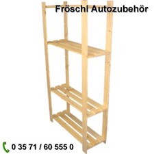 Holz Regal für Ordner Bücher Lager Büro Keller Küche Dachboden 150x80x28 cm a*