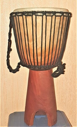Große holz trommel djembe - holz,