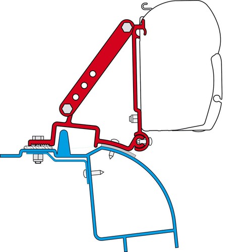 Kit renault master - master, h2