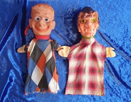 Vintage handpuppen - handpuppen, /