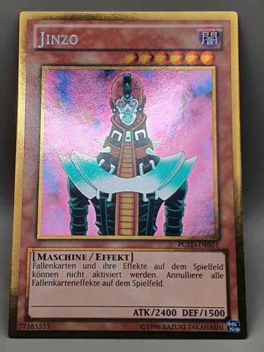 Jinzo gold rare - jinzo, karte