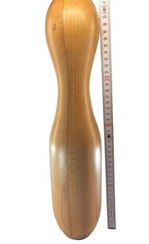 Holzkegel groß deko bowling - deko,
