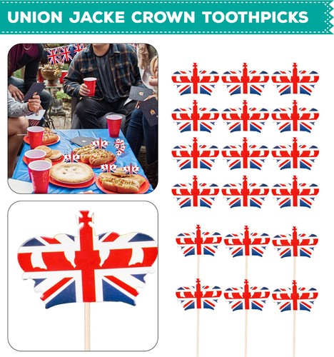 Union jack food picks krone - jack,