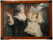 After Sir Joshua Reynolds (1723-1792) - Pastell Aus Dem 19. Jahrhundert, Herz...