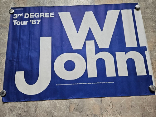 Johnny winter tourposter - johnny,