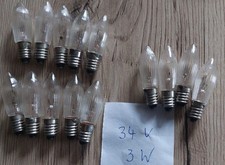 Ersatzkerzen 14 Stk. Riffelkerze 34 V 3W E10 innen für Lichterkette Schwibbogen