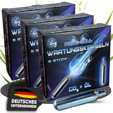 3 x Fritz-Cell Ventil Wartungskapseln (5er) 12g Co2 Kartuschen für Gotcha, Airso