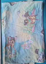 Kinder Bettwäsche 135x200 Walt Disney ' S Bambi Vintage 70er Bedding Fabric 70s