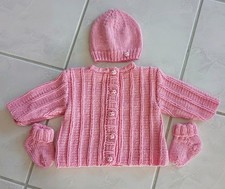 Babystrickjacke/Set Mädchen