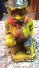 Alte Wachskerze Motiv Wanderer