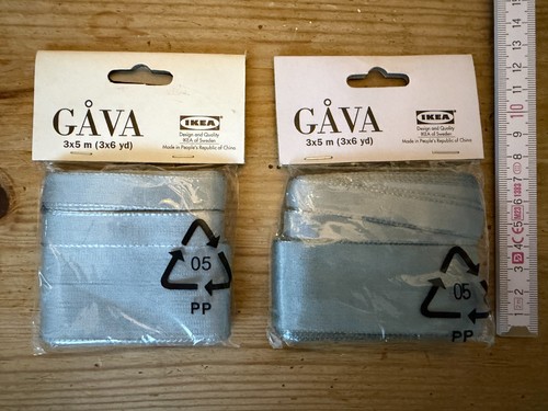 Ikea geschenkband grau 3 x - grau,