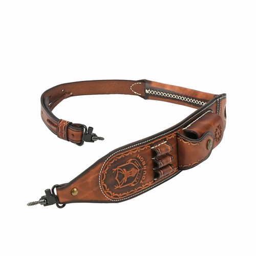 Tourbon leder gewehrriemen - tourbon, leder-gewehrriemen