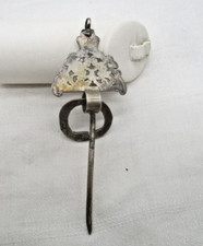 900 Silber - Antiker Miederstecker – Historische Tracht – Handgefertigt ~ 1700