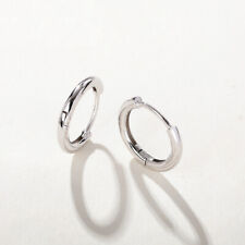 Klapp Creolen Rund 13 - 27 mm Sterling Silber 925 Damen Ohrringe Kreolen