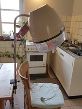 Silo Trockenhaube original vintage 60er 70er Halterung Stufenschalter Hauben-Ha