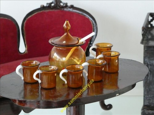 Altes antikes bowle service - bowle, service,