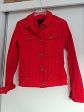 Damen Jeansjacke rot Gr. 34