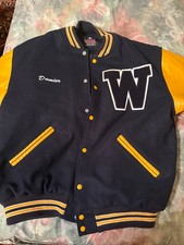 Collegejacke aus USA, High School Jacke XL