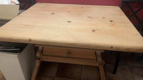 Rechteckiger holztisch - rechteckiger,
