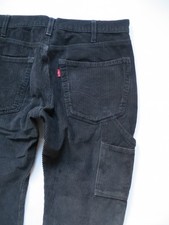 Levi's Herren Cord Jeans Hose W 31 /L 30 Schwarze Workpant Cordhose, Breitcord !