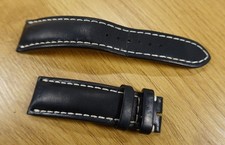 ORIGINAL BREITLING 24 - 20 Leder schwarz Armband Kalbsleder 80 130 441X