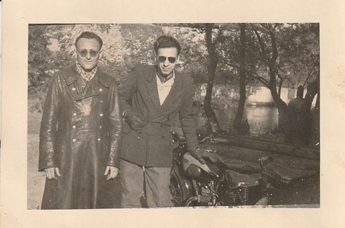 Vintage foto männer - vintage, mit
