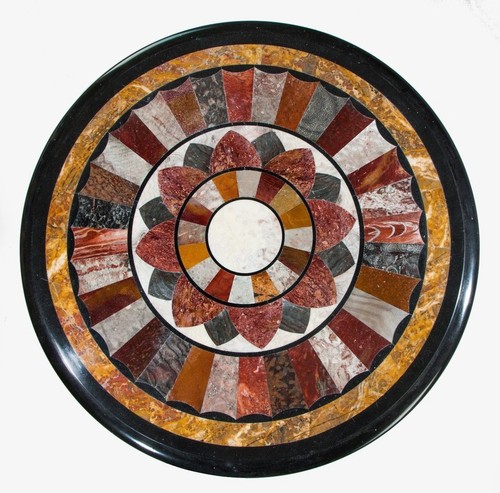Marmor runde tischplatte - 24",