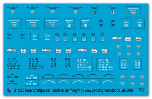 Beschriftung der - 1/72,