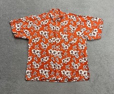 HAWAII Hemd Hawaiishirt Floral 2XL Magnum Rockabilly Hawaiianer 3403 Orange
