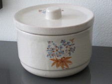 Biscotti Vorratsdose Gebäckdose Aufbewahrung Plätzchen Dose mit Deckel Steinzeug