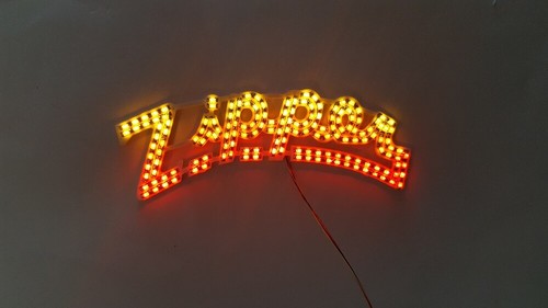 Leuchtschild für zipper - leuchtschild,