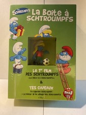 Die Schlümpfe und die Zauberflöte Box 2010 France + Figur Fußball Schlumpfine