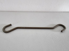 1 Haken Verlängerungshaken Metall Gusseisen grau 24 cm
