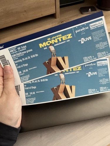 Vip konzert tickets montez - tickets, in