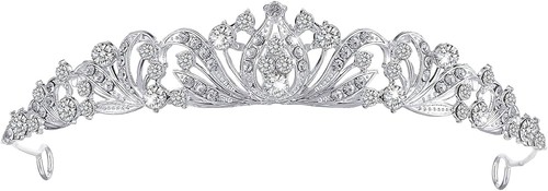 Stück diadem silber strass - diadem,