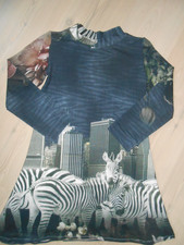 Jersey- Kleid Gr. 128-134 Übergangskleid Unikat