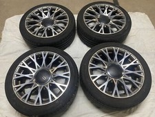 4x Original Alufelgen Fiat 500 51840487 Sommerreifen 195/45R16 Hankook