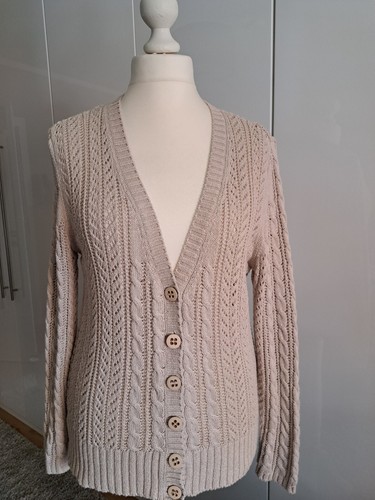 Damen ajour cardigan langarm - cardigan,