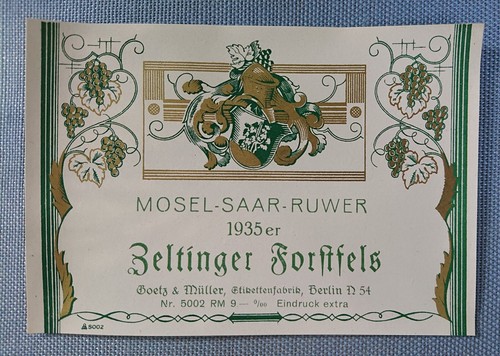 Old wine label - wine,