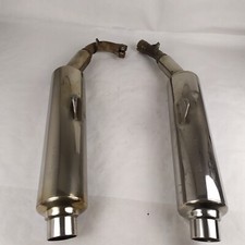 HONDA VTR 1000 Auspuffanlage Endtopf rechts-Links Auspuff exhaust Endrohr #6586