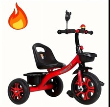 Dreirad Laufrad Laufhilfe Balance bike Kind Rot