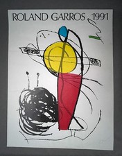 Roland Garros 1991, Poster von