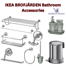 IKEA BROFJÄRDEN Bad Set Chrom