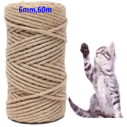 Sisal seil 6mm 60m - seil,