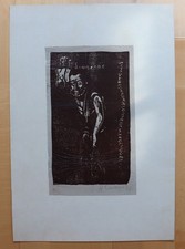 original Holzschnitt Hermann