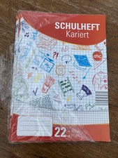 3 Schulhefte kariert ohne Rand